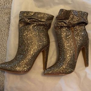 Gold Boots